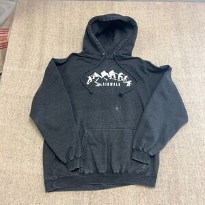 Vintage Airwalk‎ Hoodie Mens Large Gray 2000s Y2K Skateboard
